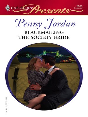 cover image of Blackmailing the Society Bride